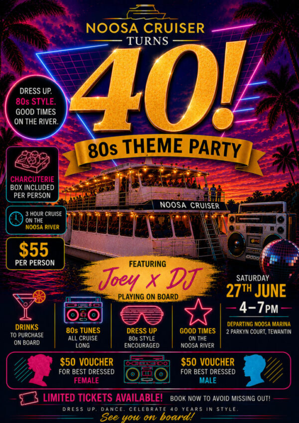 80s Boat Party June 2026
