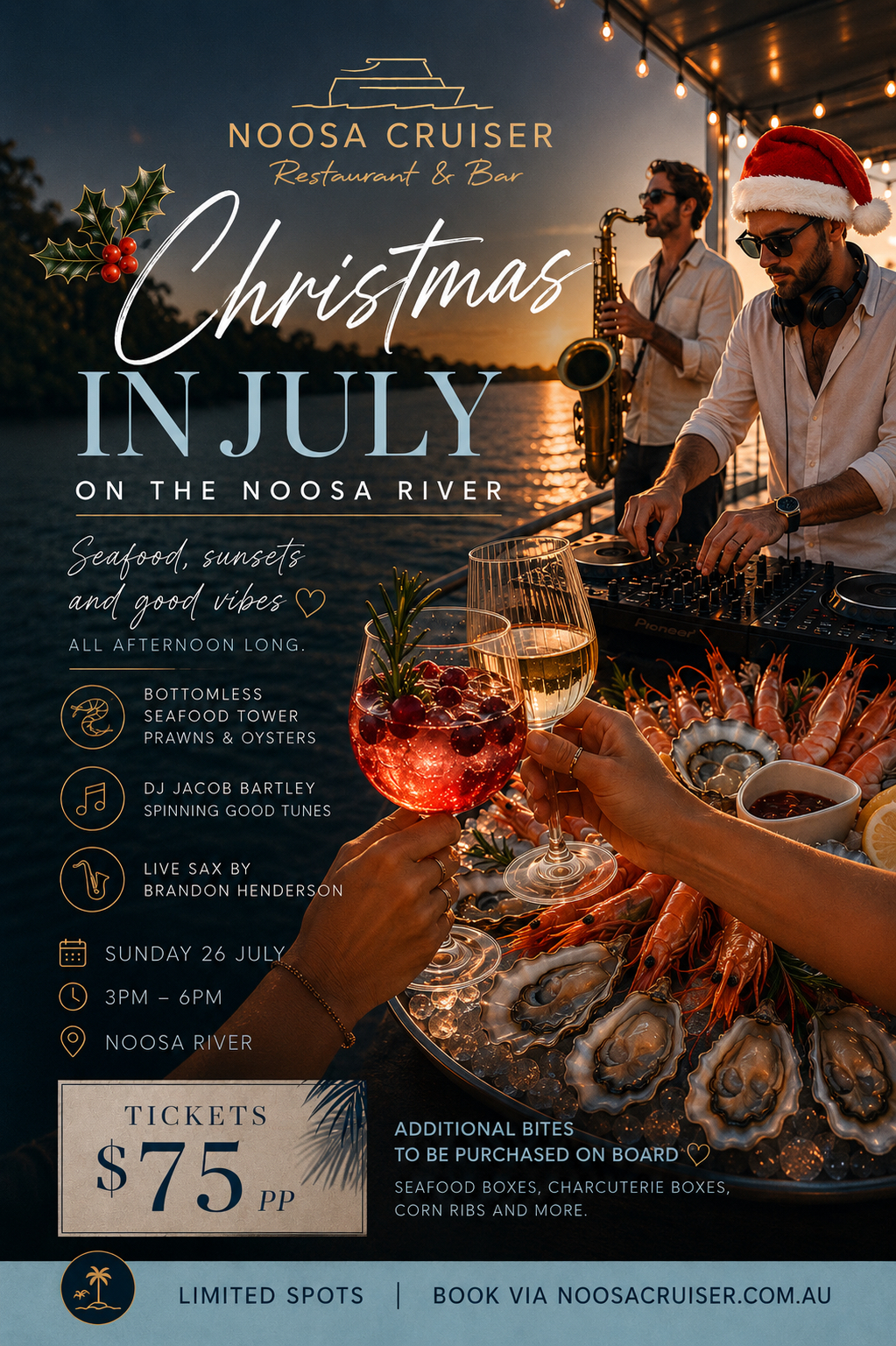 xmas in july poster